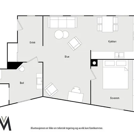 Lejlighed I Sandviken Bergen